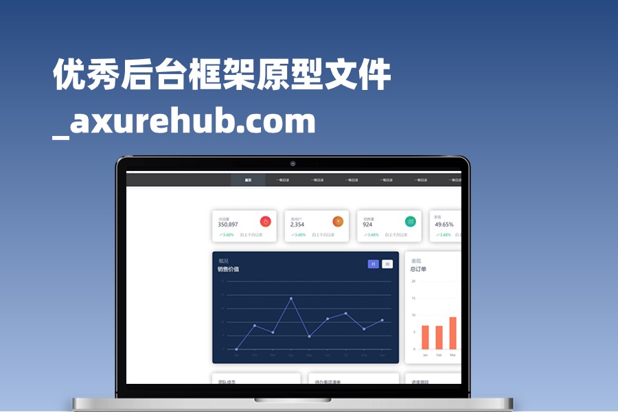 优秀后台框架axure原型文件下载分享_axurehub.com免费下载