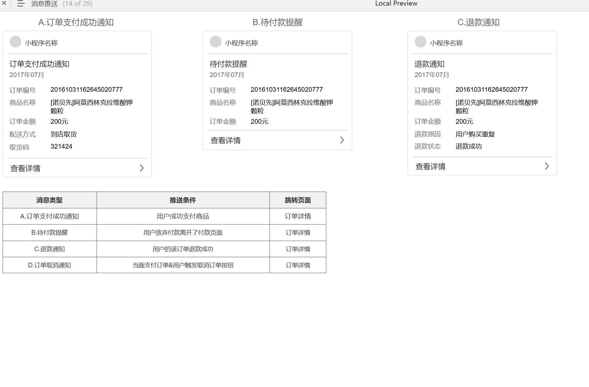 药店商城小程序全端产品原型模板案例Axure RP源文件下载