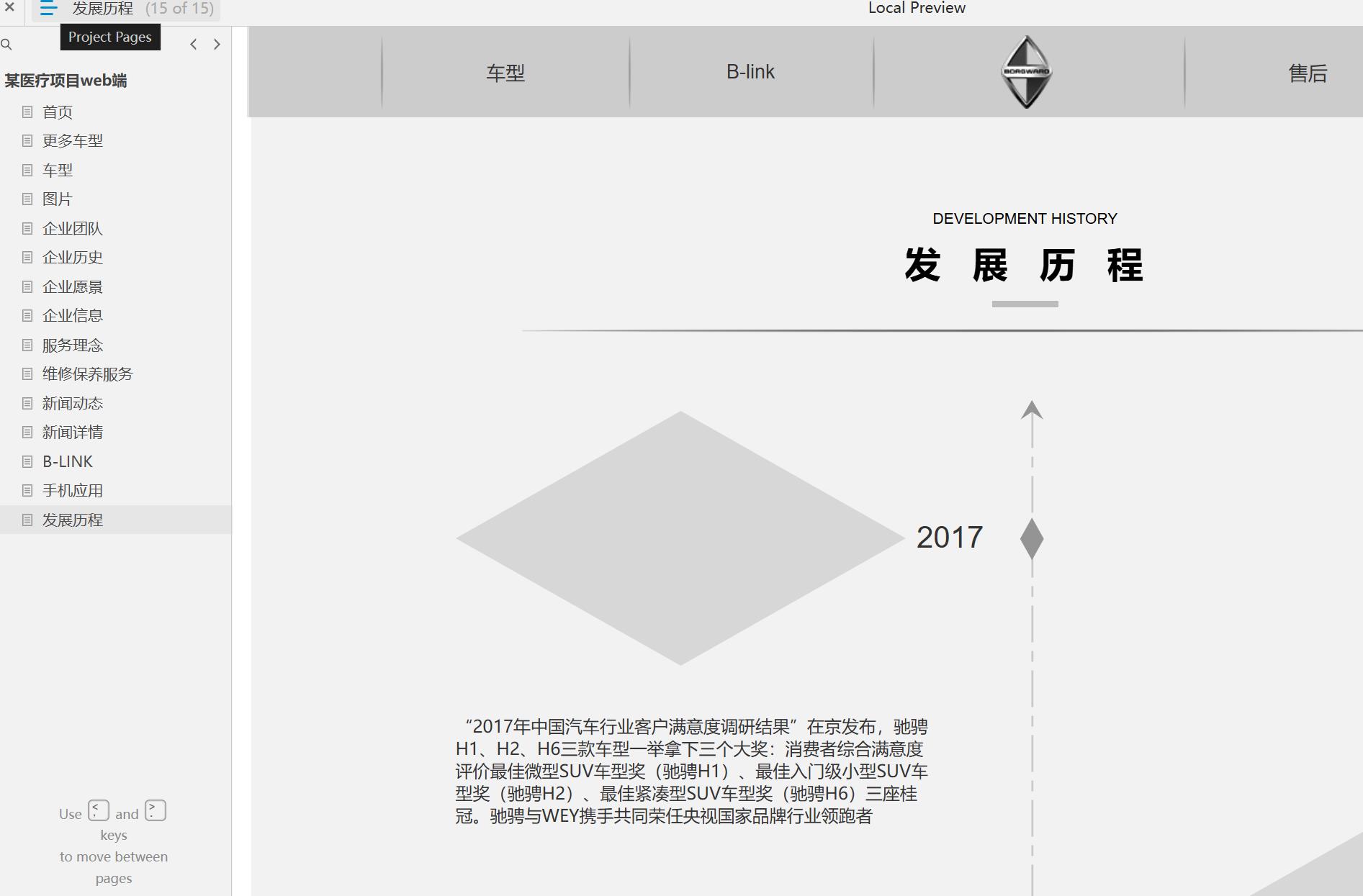 医疗行业Web端全流程服务管理系统Axure原型模板