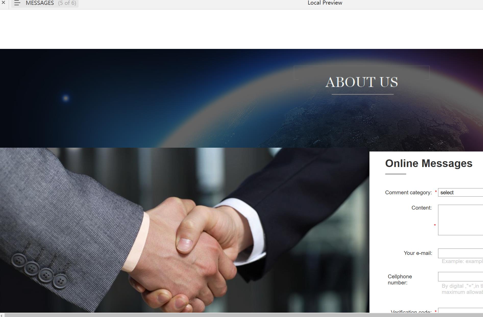 服饰行业官网全页面Axure原型模板下载
